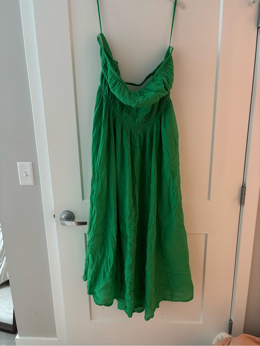 Green Sleeveless Maxi Dress